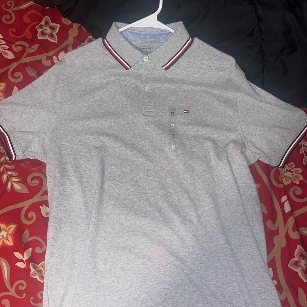 Tommy Hilfiger Gray Polo Shirt for Men